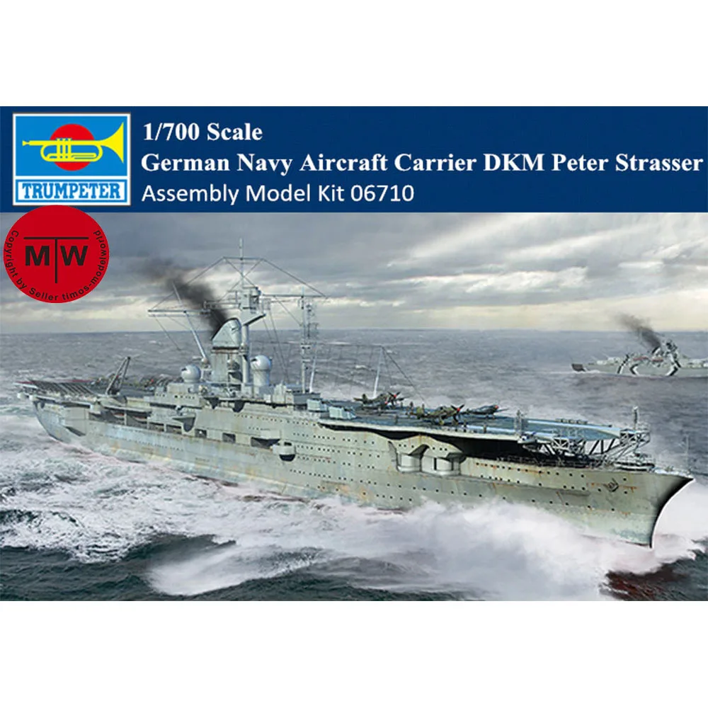 

Sale Trumpeter 06710 1/700 Scale German DKM Peter Strasser Military Plastic Assembly Model Kits