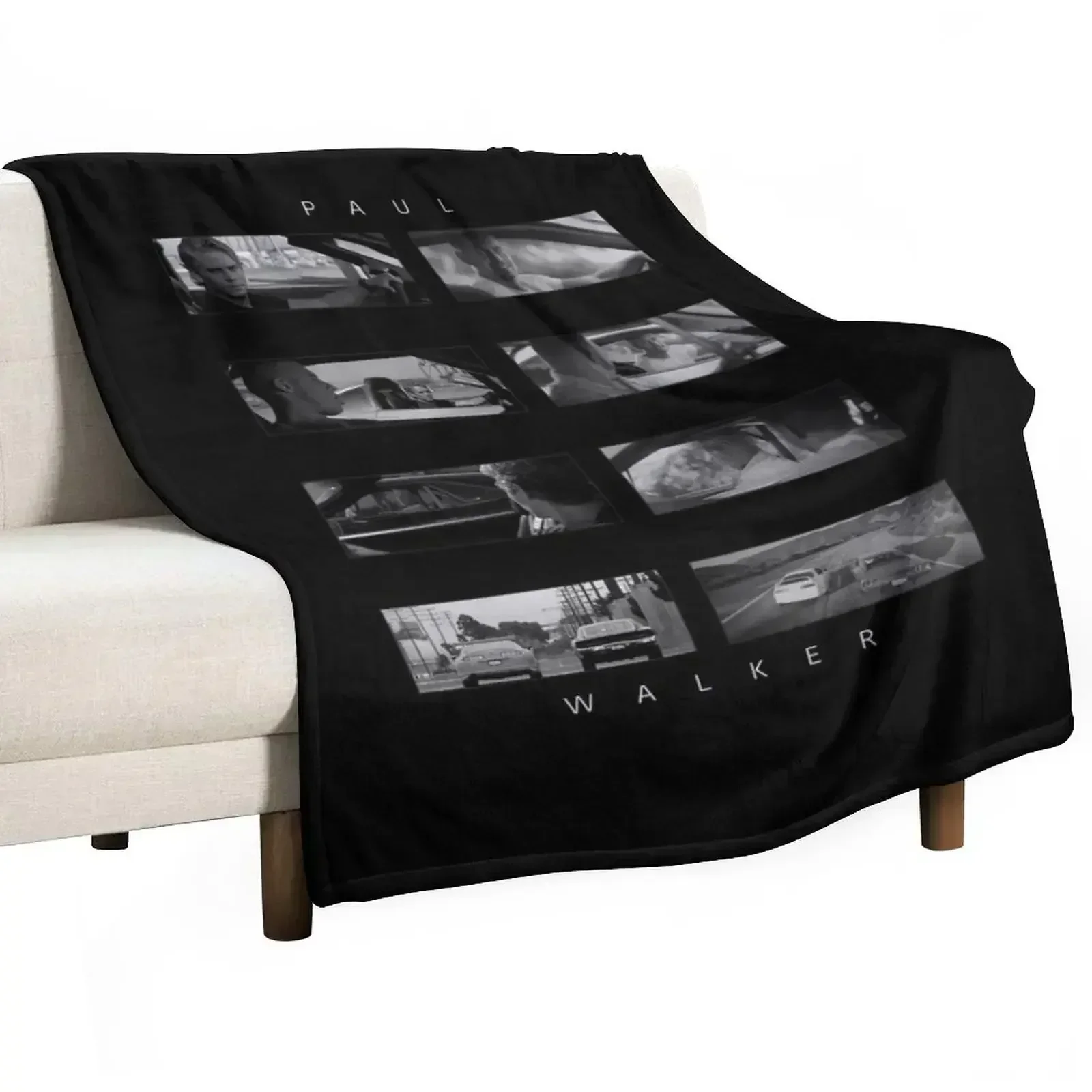 Paul Walker - FAST FURIOUS Throw Blanket Foldable Soft Warm Blanket for Outdoor Use