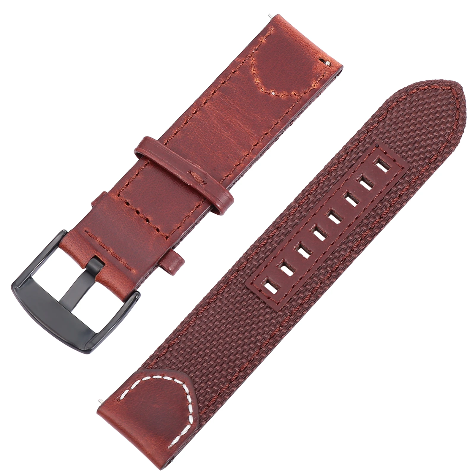 

Retro Nylon For Watch Strap 22mm Vintage Smart Band Wristband Adjustable Size Smart Watch Band Material Gift