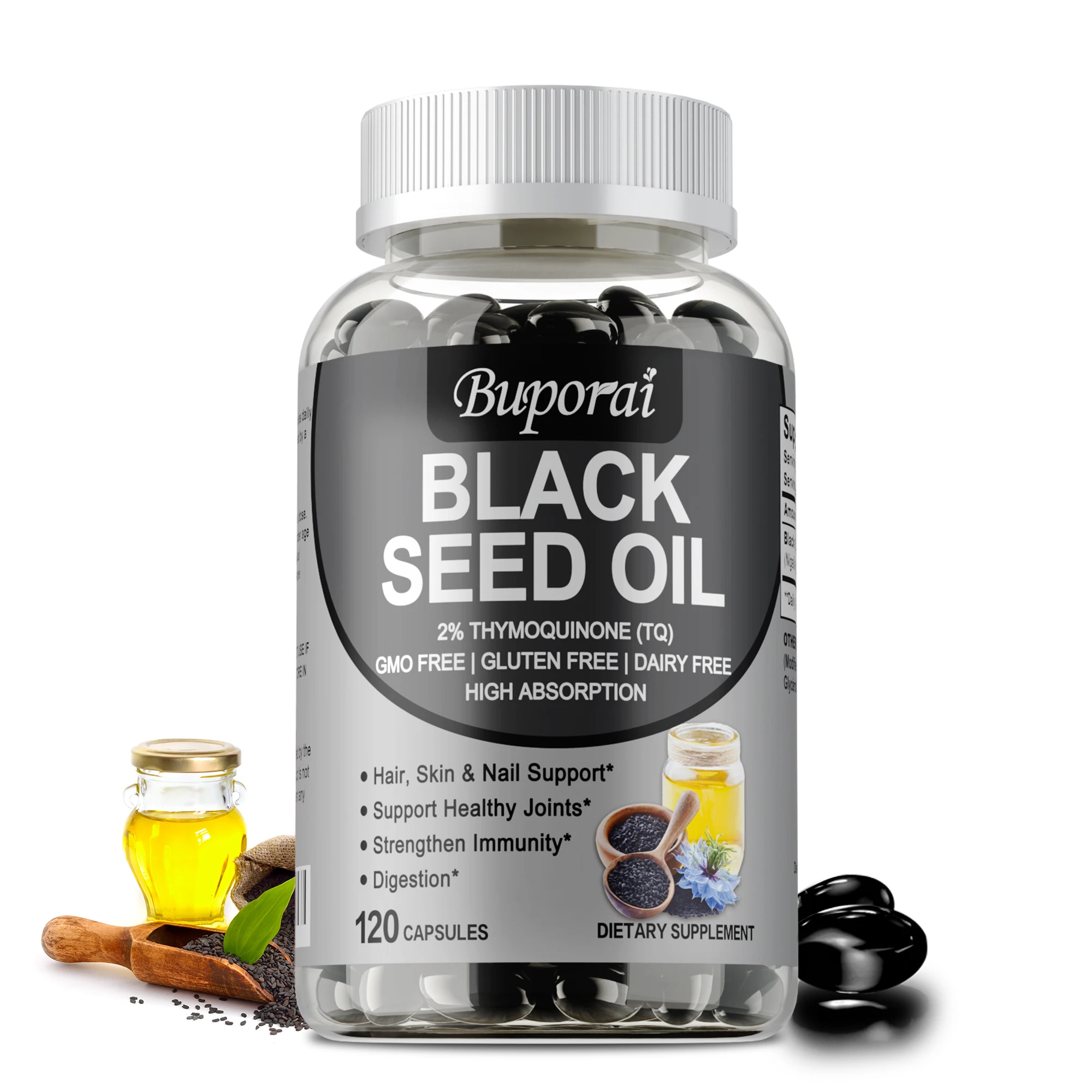 Black Seed Oil Capsule - Black Seed Oil - Supports Joint,