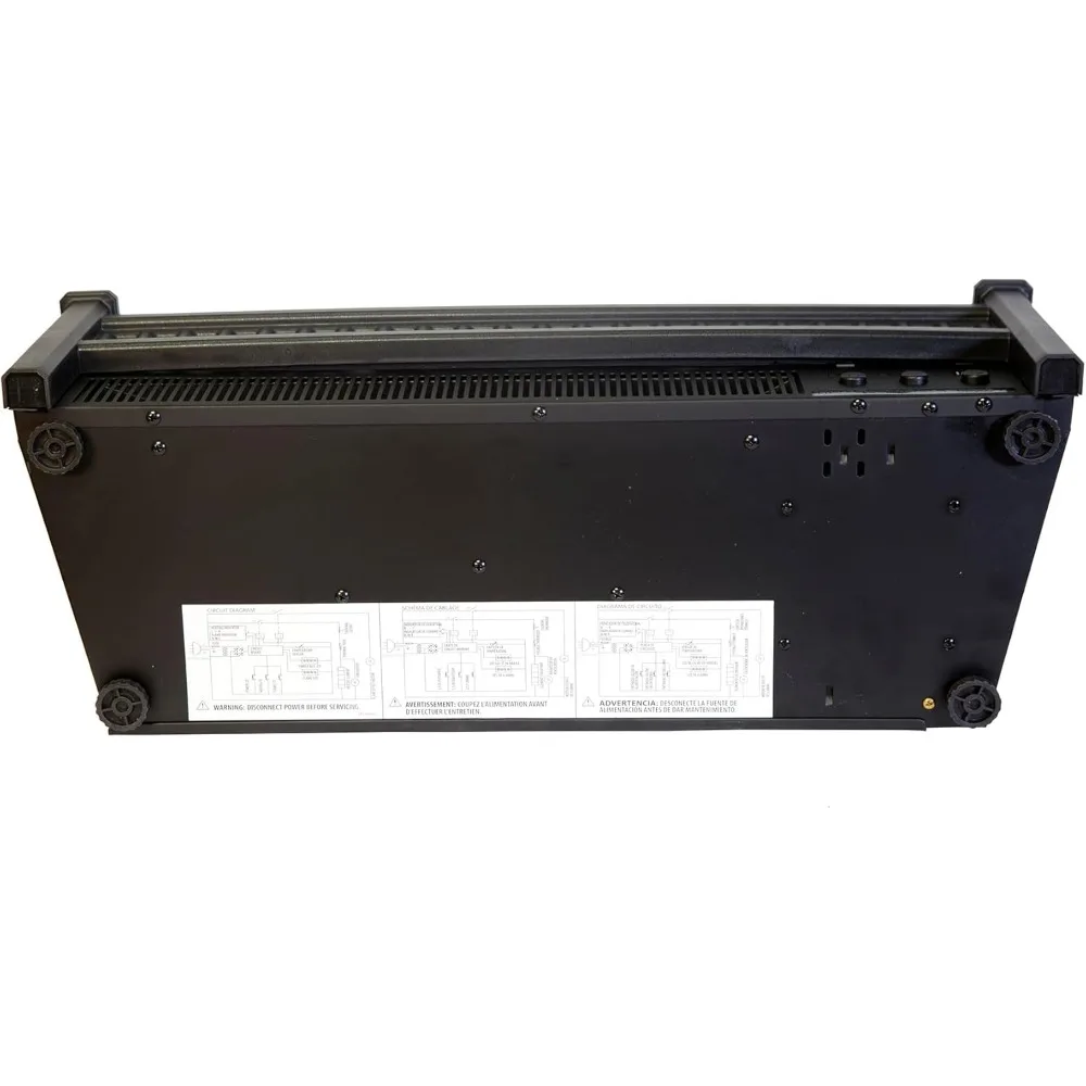 صديقة للبيئة 9x23x13 سخان سجل الموقد الكهربائي الأسود مع توهج مريح قابل للتعديل #2