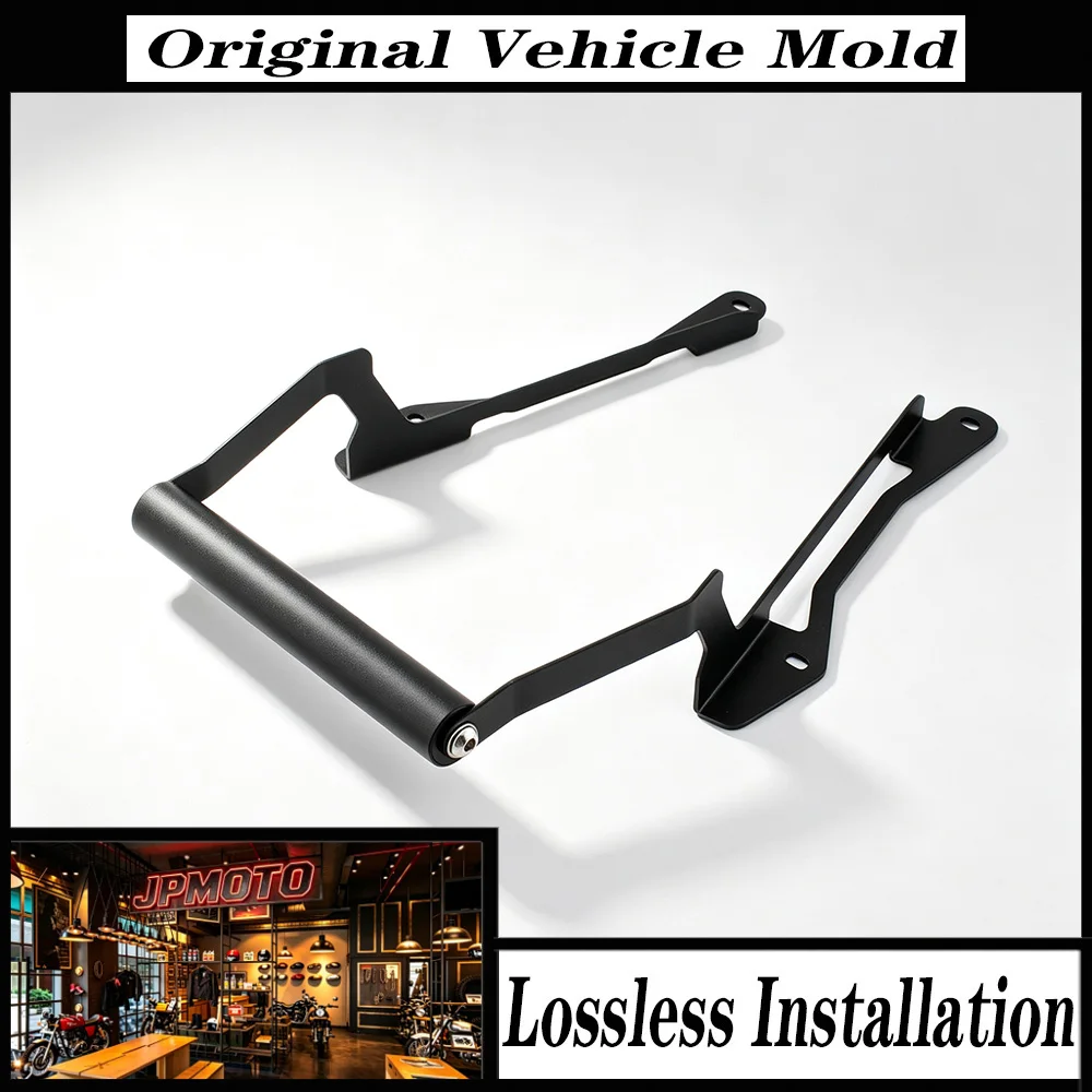 For Triumph Tiger 1200 GT Tiger1200GT Explorer 2022-2026 Motorcycle GPS Mount Bracket Extension Bar Holder Iron Black Kit