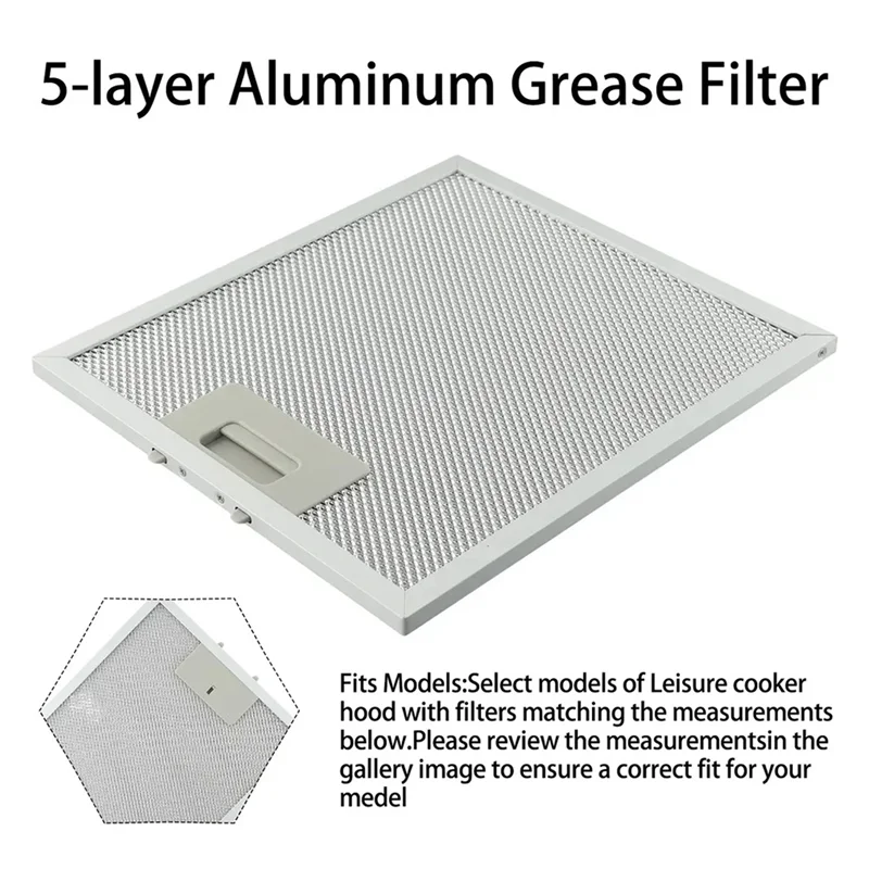 MOPHE-Vent Filter Aspirator Range Hood Filter 230X260 Mm Aluminium Grease Filter Cooker Hood Filters Range Hood Parts