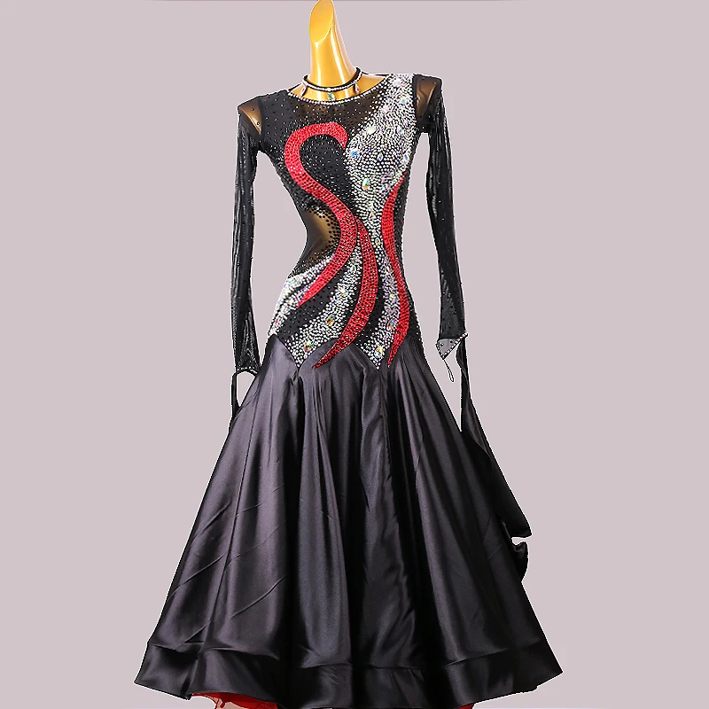 

New Ballroom Dance Dress Costume Modern Competition Waltz Tango Ballroom Dance Dress Standard Girls Women Dance Dress