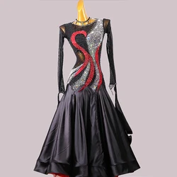 New Ballroom Dance Dress Costume Modern Competition Waltz Tango Ballroom Dance Dress Standard Girls Women Dance Dress