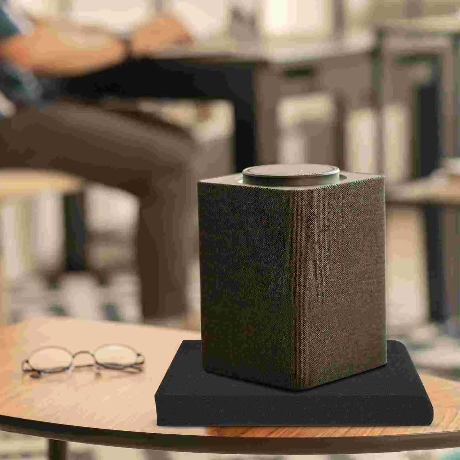 Almohadillas de esponja antivibración para altavoces, almohadillas de aislamiento de espuma acústica, espumas de amortiguación, 2 uds.