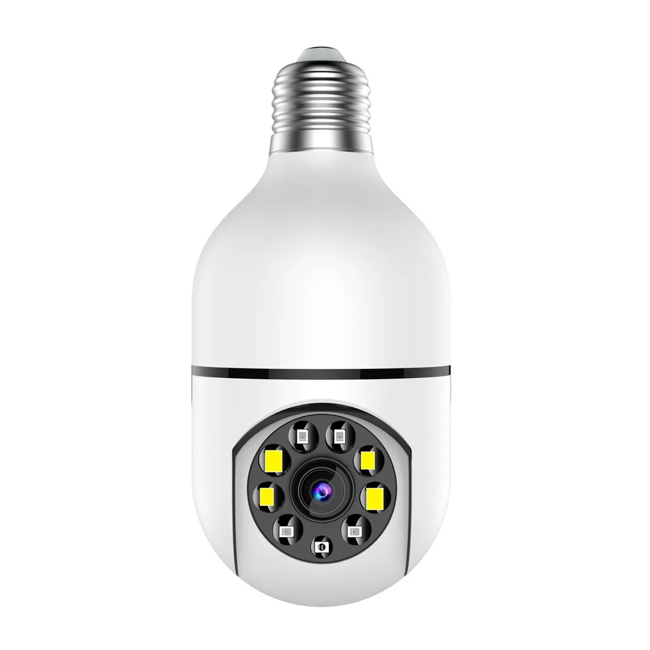CARPBABA ICSEE 1080P Wifi Bulb E27 Surveillance Camera Full Color Night Vision 360° Rotating Tracking Two-way Talk Smart Home