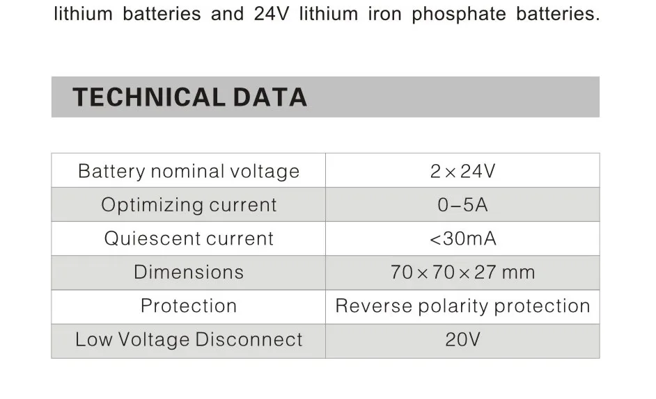 MAZAVA Batterie-Equalizer HC01 2 x 24V 2x12V Anzeige Batterien 24V 48V Aktiver Spannungsausgleich Blei-Säure Li-Ion LiFePO4 Batterie – Detail 10