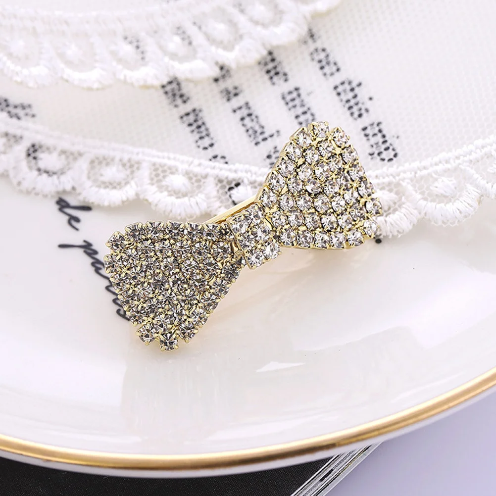 

4Pcs Crystal Rhinestone Hair Barrettes Vivid Chic Style Strong Reliable Not Easily Broken Banquet Birthday Christmas Women Girls