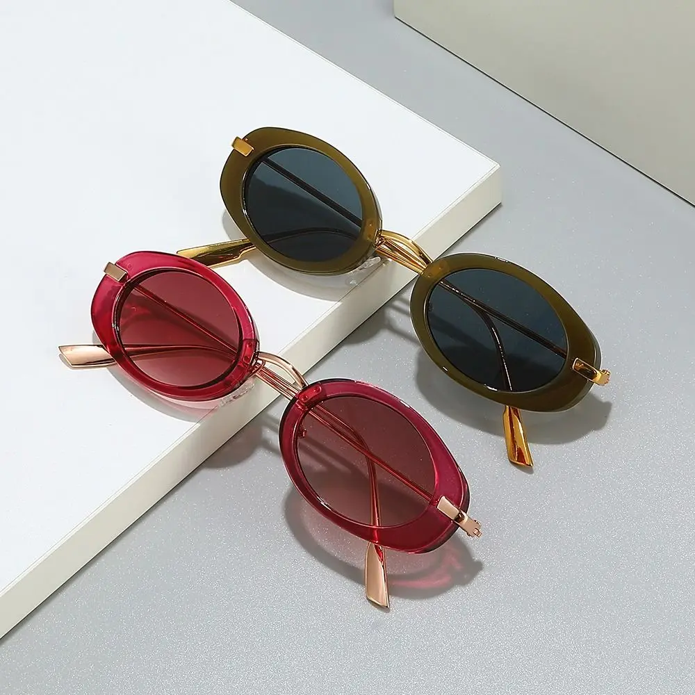 

Stylish Retro Oval Sunglasses Trendy Fashion UV Protection Women Sunglasses Driving Beachwear Summer Shades for Women & Men