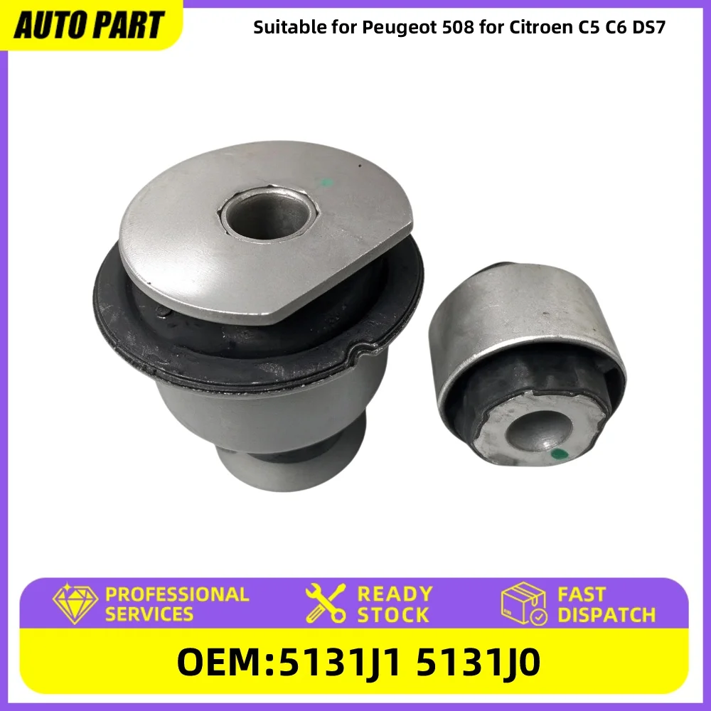 5131J1 5131J0  Rear control arm bushing articulated swing arm rubber bushing for Peugeot 508 for Citroen C5 C6 DS7