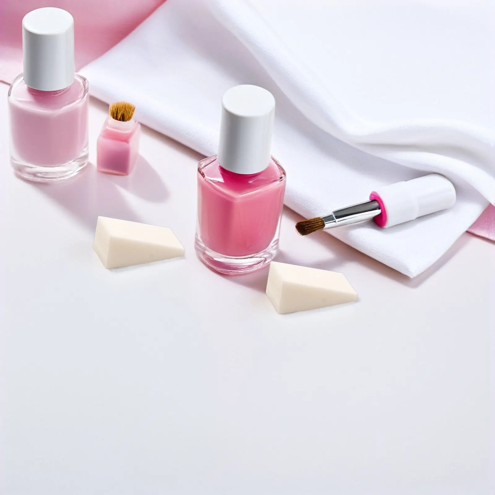 

20Pcs Gradient Nail Art Sponge Set Soft Elastic Water-Absorbent Makeup Sponge for DIY Manicure Nail Design Foundation Concealer