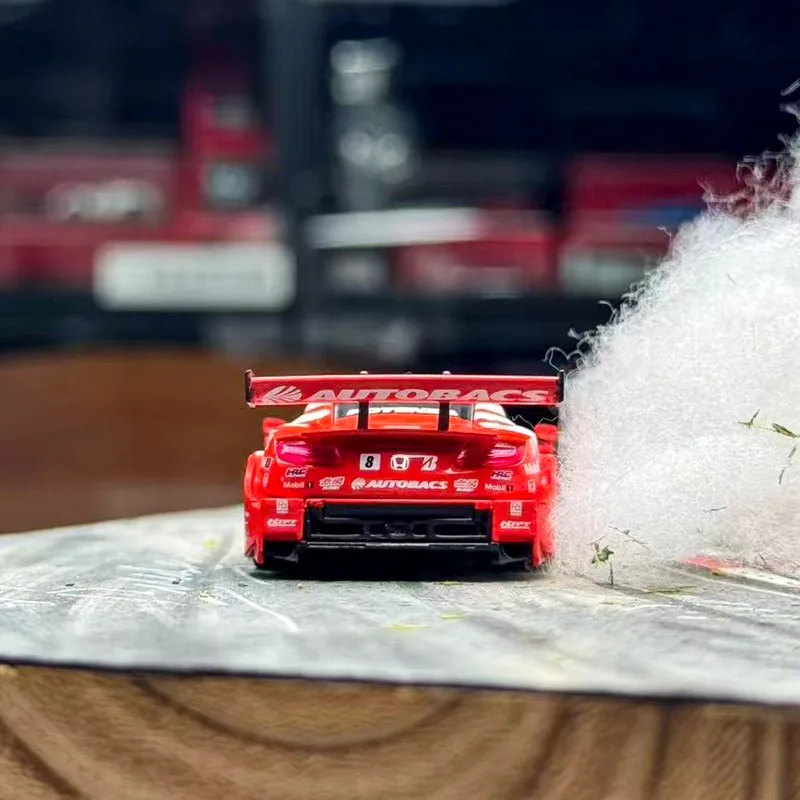 MINIGT 1/64 NSX-GT TypeS GT500 Metalowy Model Auta Zabawka Odlewany z Metalu Prezent dla Chłopca