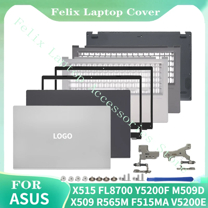 

FOR ASUS X515 FL8700 Y5200F M509D X509 R565M F515MA V5200E V5200J LCD Back Cover/Front Bezel/Palm Rest/Bottom Cover/Hinge