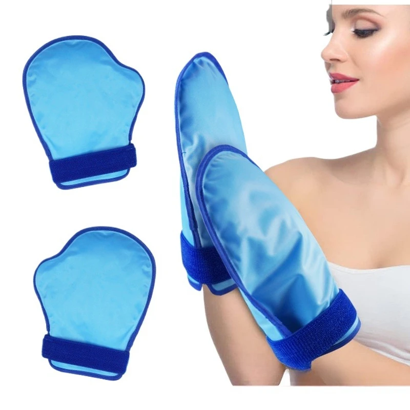 Ice Packs, Gloves, Foot Covers, Ice Caps, Reusable, Cold Compress for Hand Foot Burns, Cold Compress To Cool Down Relieve Pain