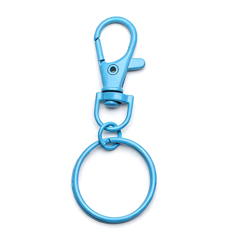 5/10 stücke Bunte Schlüsselring Karabiner Haken Mit Verstellbarer Schnalle Für Die Herstellung Von Schlüsselbund DIY Taschen Puppe Haken Schmuck zubehör – Detail 10