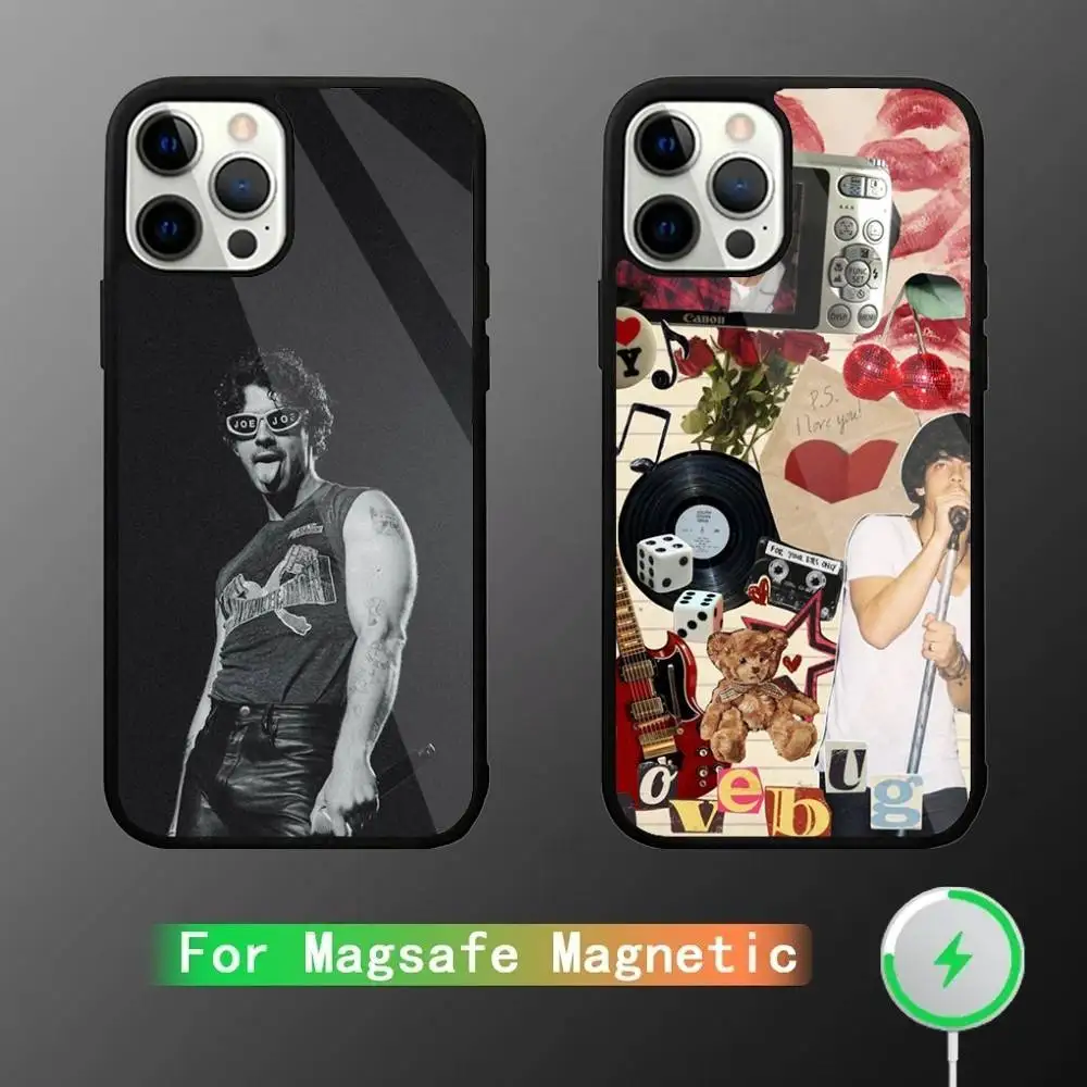 

Singer J-Joe Jonas Phone Case For iPhone 16,15,14,13,12,11,Pro,Max,Plus,Mini,SE New Magsafe Magnetic Wireless Charging