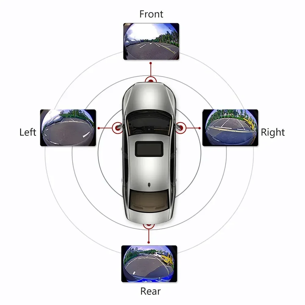 2026/Wemaer Vehicle Parking Camera System 9 10 Inch 2+32G GPS Touch Screen Car Video Stereo Android Car Radio 360 Degree Car Cam