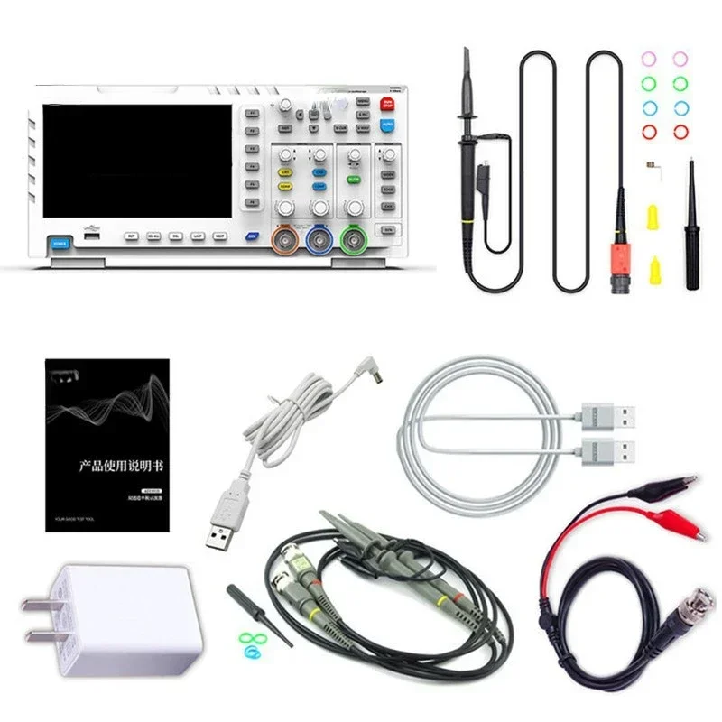 For FNIRSI-1014D Oscilloscope Dual-Channel 100M Bandwidth 1gs Sampling Signal Two-in-One