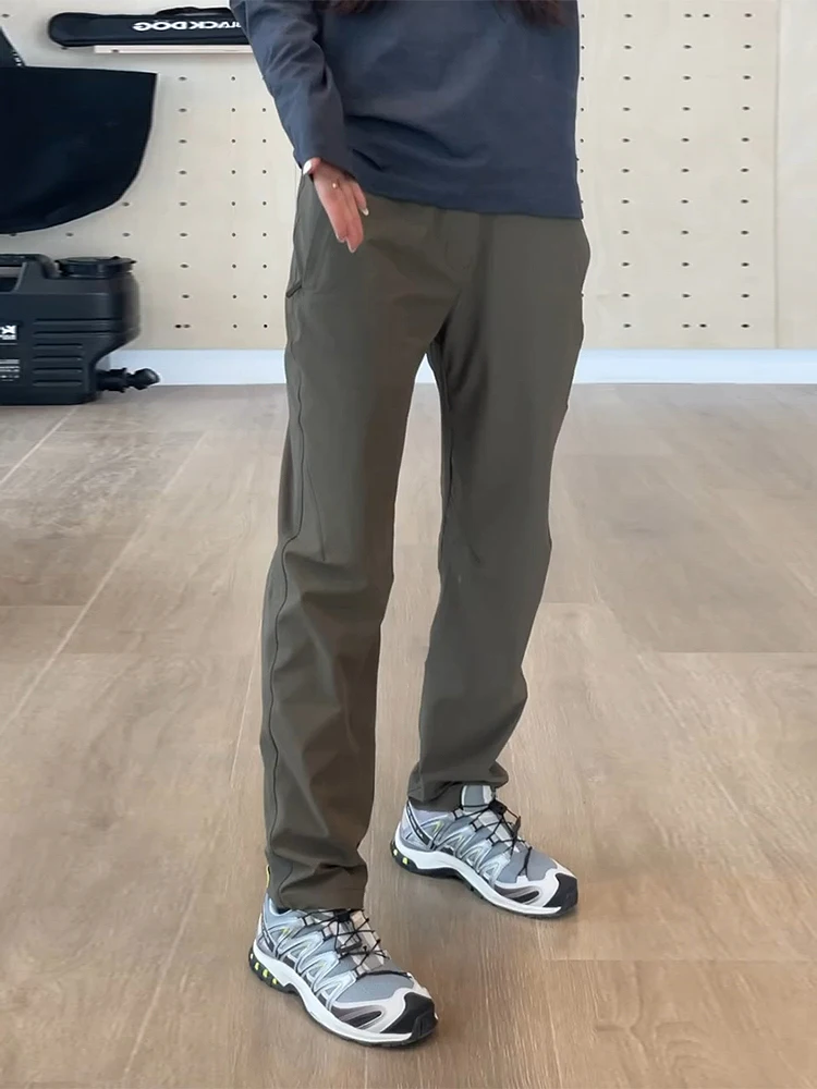 

Men's een Waterproof Soft ell Climbing Pants Qui Dry Micro Cone Workwear Trousers Spring Autumn Seasonal Outdoor Gear