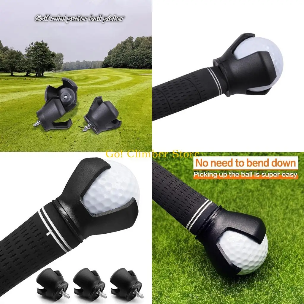 

Q84C 3x Golf Ball Retriever Mini Golf Balls Pick Up Tool Suction Cup Picker For Sucker Retriever Putter Grip Golf Accessories