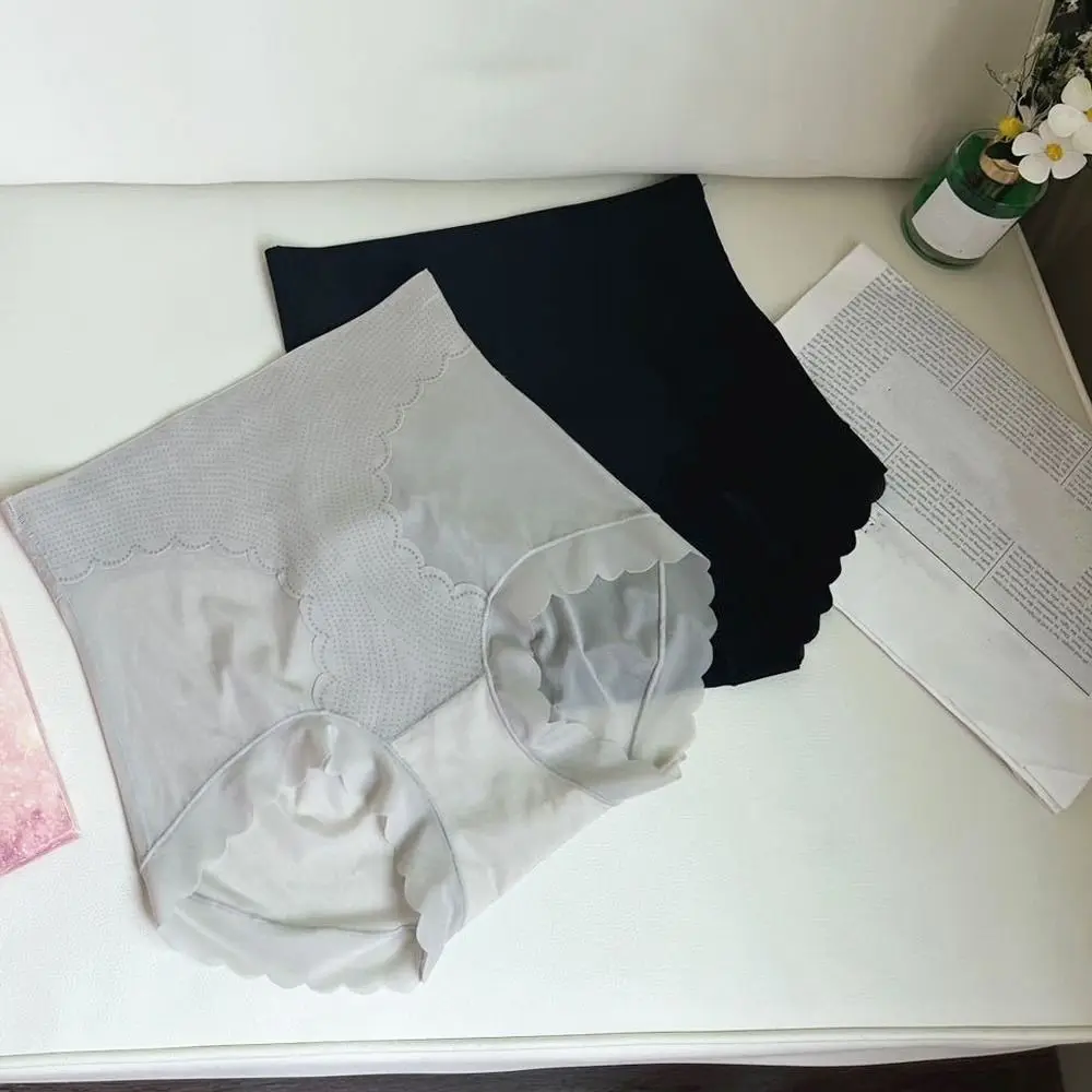 

Ice Silk Slimming Shapewear Shapers Belly Contracting Tummy Control Underwear High Waist Seamless Body Shaping Briefs Daily