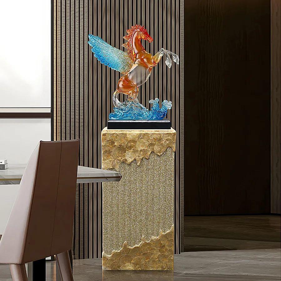 CX modern light luxury zodiac has been successfully landing ornaments business gifts office front desk decoration