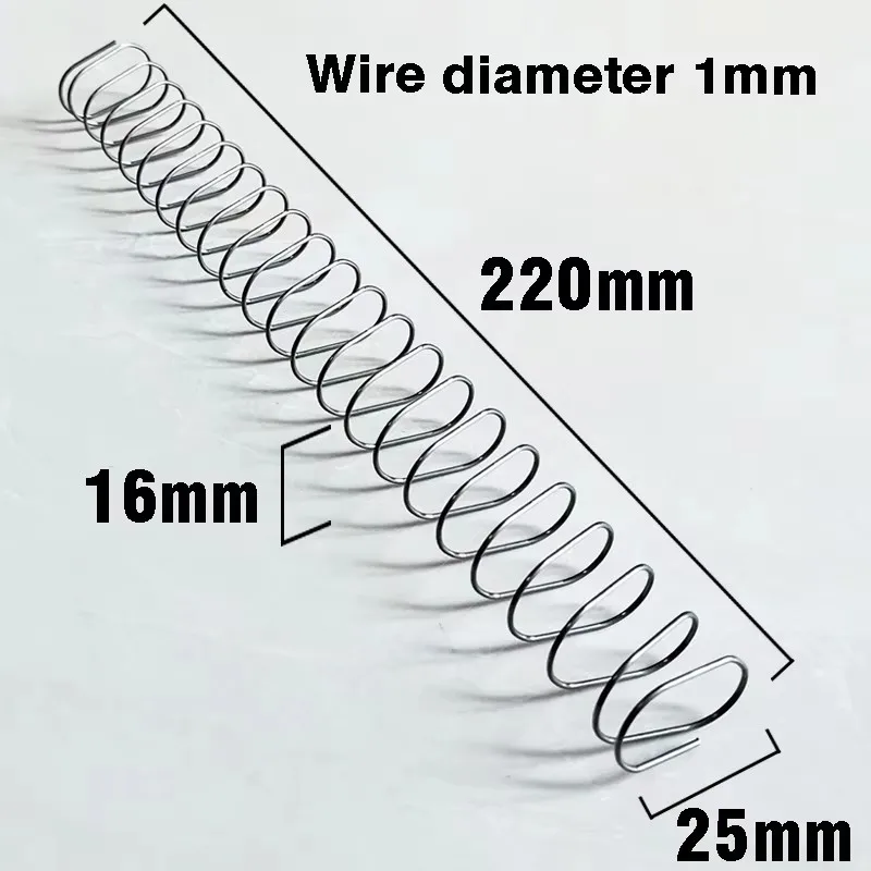 Custom Square flat Spring Steel Rectangular Compression Spring Pressure Springs,Wire Diameter 1mm Length 220mm Sofa spring