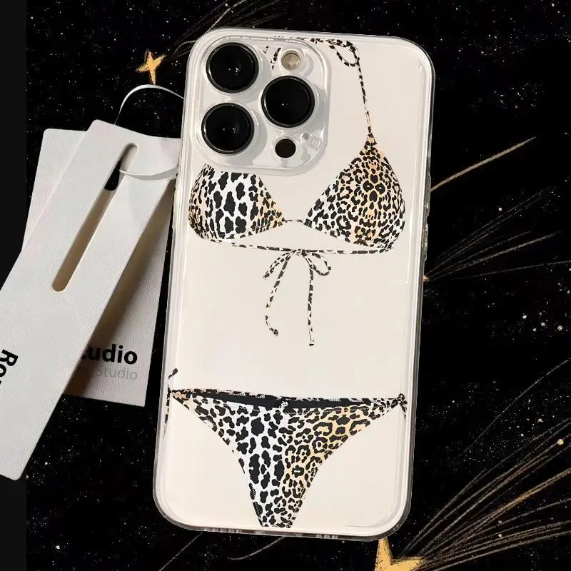 Lustige Leopardenmuster-Handyhülle für iPhone 17 16 15 11 12 14 13 Pro Max Mini X XS XR 7 Plus 17E Air Stoßfeste Schutzhülle – Detail 6