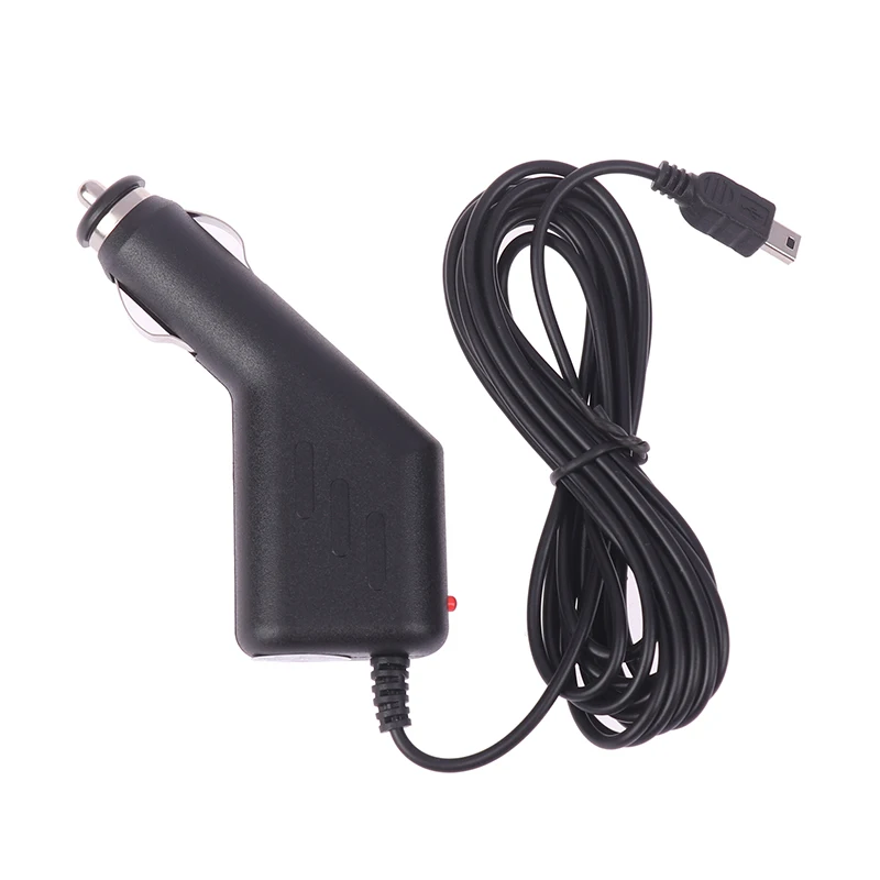 DC 5V 1.5A Car DVR GPS Tool Adapter Charger with Mini USB Plug