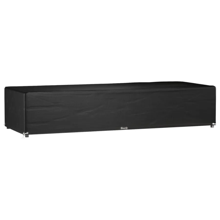 

Sunlounger Cover Black Polyethylene Aluminum