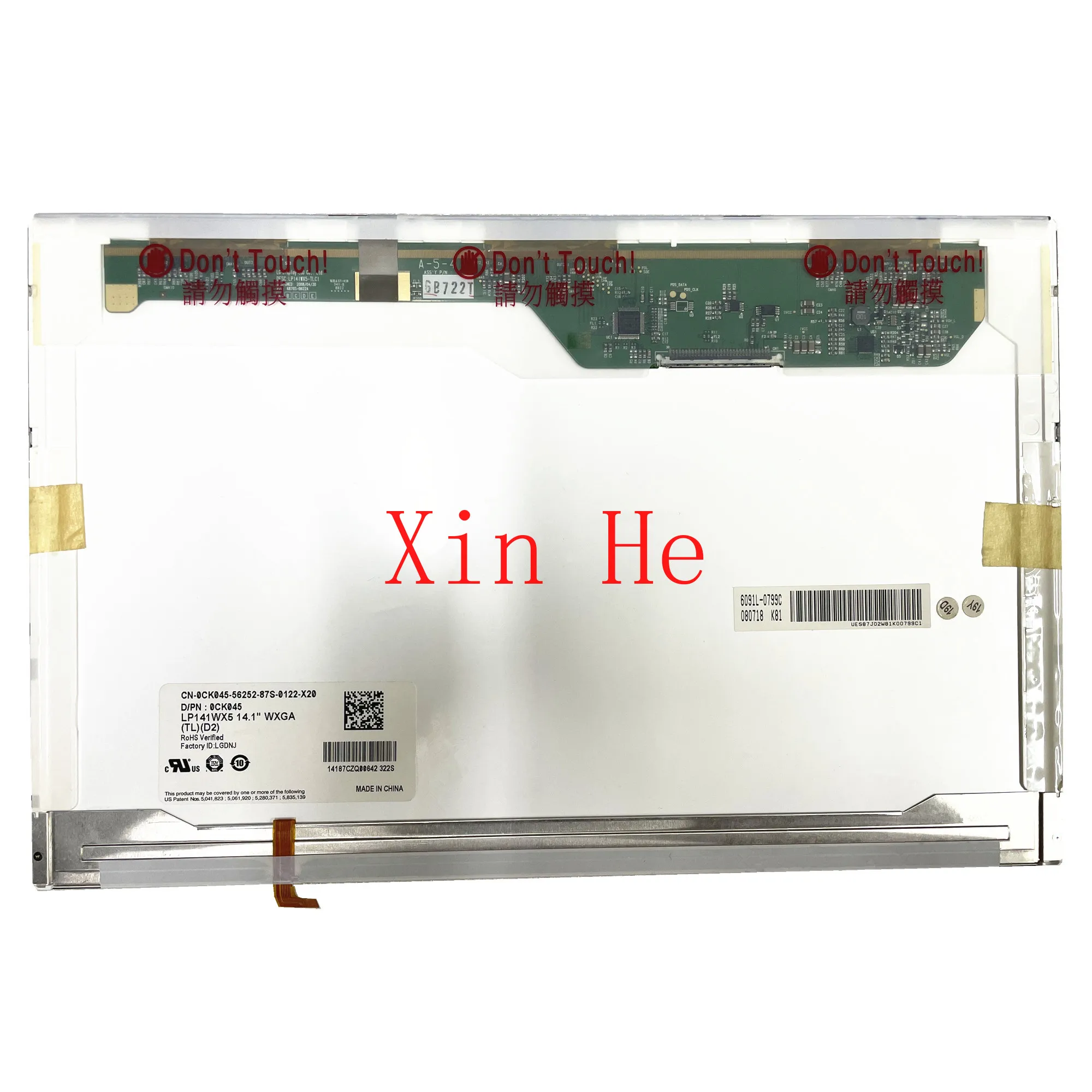 

14.1'' LP141WX5-TLD2 LP141WX5 TLD2 Laptop LCD Screen Display Panel 1280*800 LVDS 30 Pins