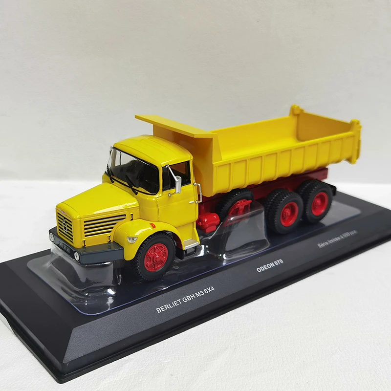 

Diecast 1:43 Scale BERLIET GBH M3 6*4 Dumper Truck Simulation Alloy Car Model Toys Vehicle Collectible Souvenir