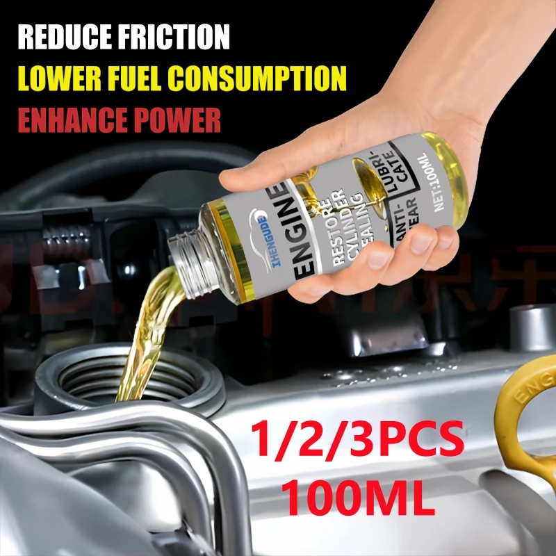 Engine Anti-Wear Protection Additive Reduces Friction, Minimizes Noise, Reduces Shaking, Powerful Fuel Additive Improves Engine