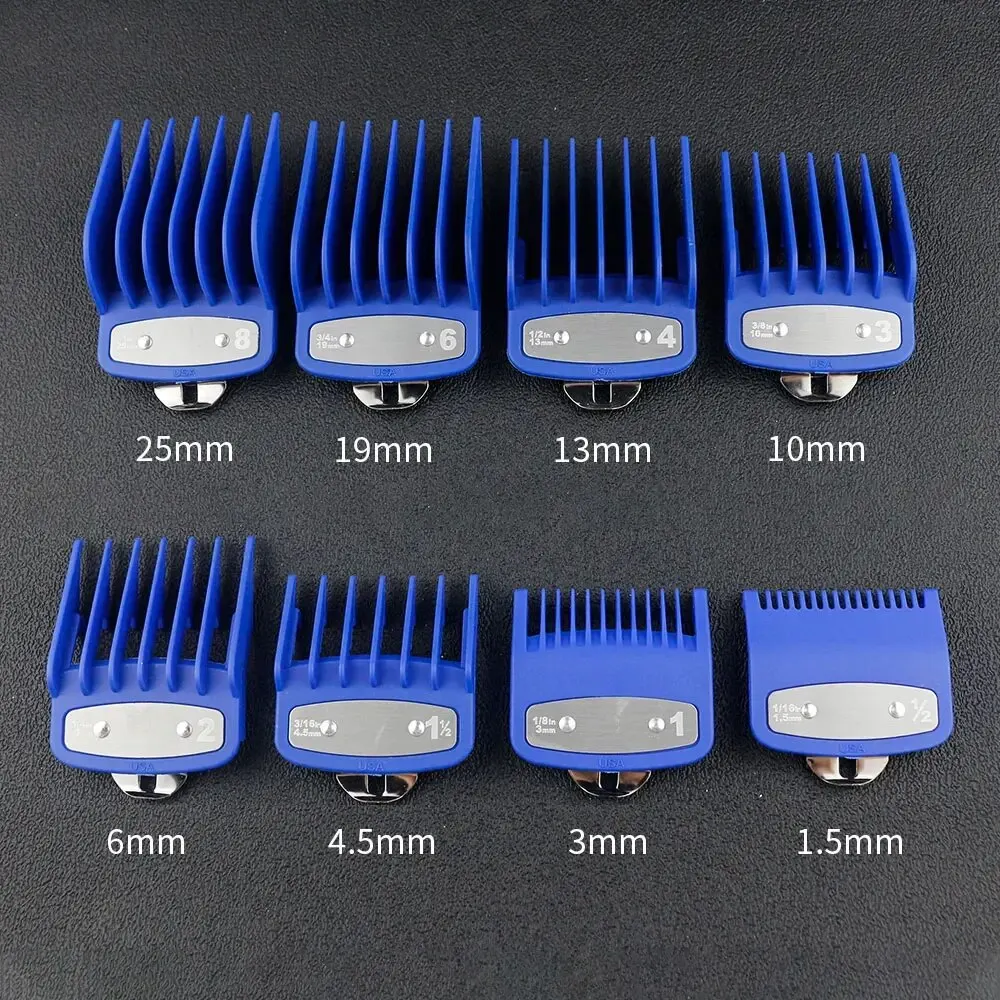 8 teile/satz Professionelle Barber Haar Clipper Guide Kämme Für Wahl Trimmer Aufsatz Haar Schneiden Begrenzte Kamm Salon Haarschnitt Werkzeuge