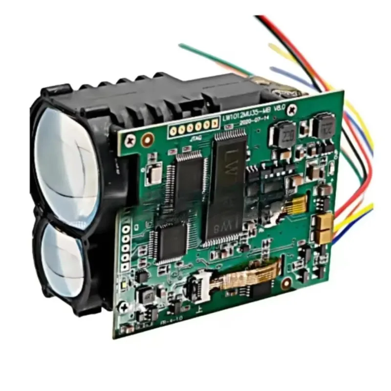 

905nm La ser Rangefinder ModuleHigh Precision Semiconductor Multi-Pulse Las er Rangefinder with 4000m Long Distance Night Vision