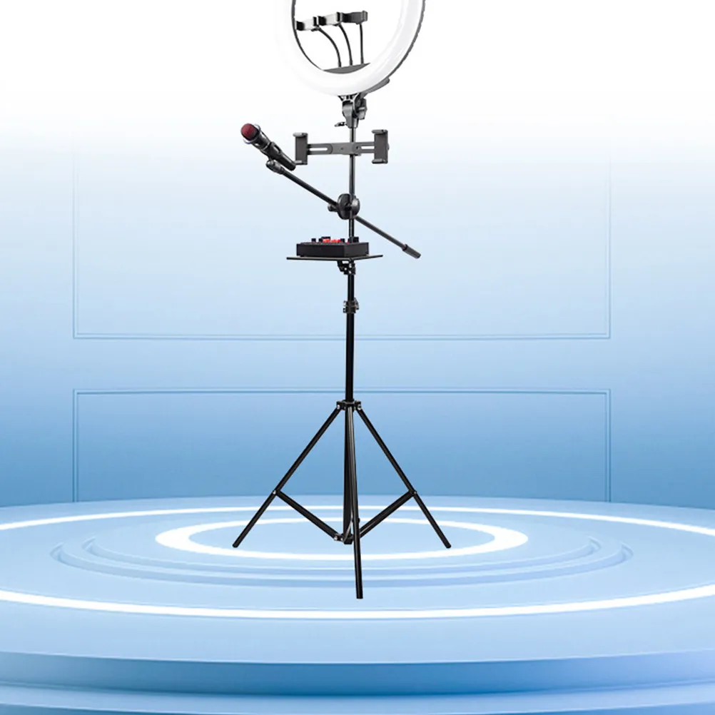 Smooth Delicate Iron Sound Tray Microphone Stand for Live Streaming Studio Recording Chat Rooms Internet Bars Broadcast Rooms