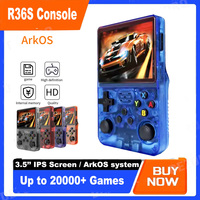 R36S Console 3.5'' IPS Screen Retro Game Consolas Portatil Emulator Handheld Pocket Video Games Jogos Kid Gift