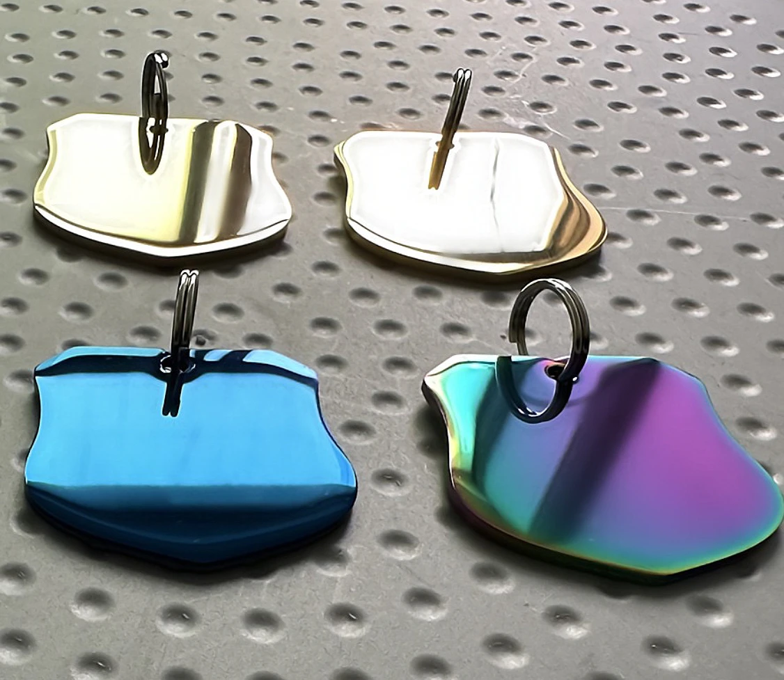 

20 шт., новая форма щита из нержавеющей стали, подвесная бирка с гравировкой, модные аксессуары по индивидуальному заказу