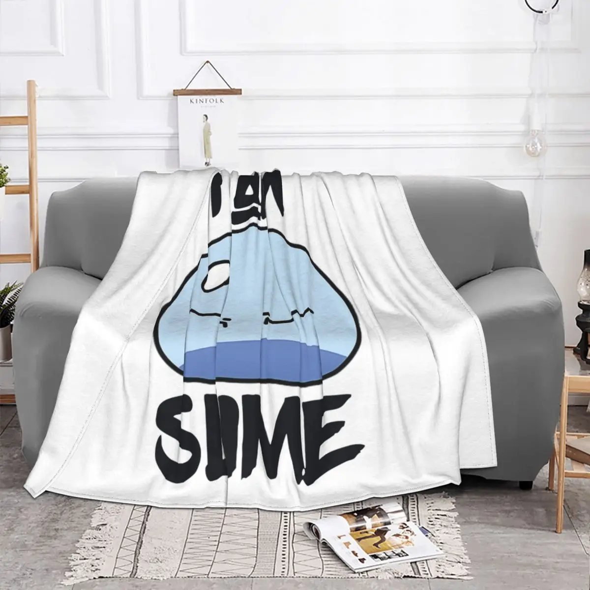 That Time I Got Reincarnated As A Slime Blankets Fleece All Season Anime Portable Soft Throw Blanket for Sofa Car Bedspreads