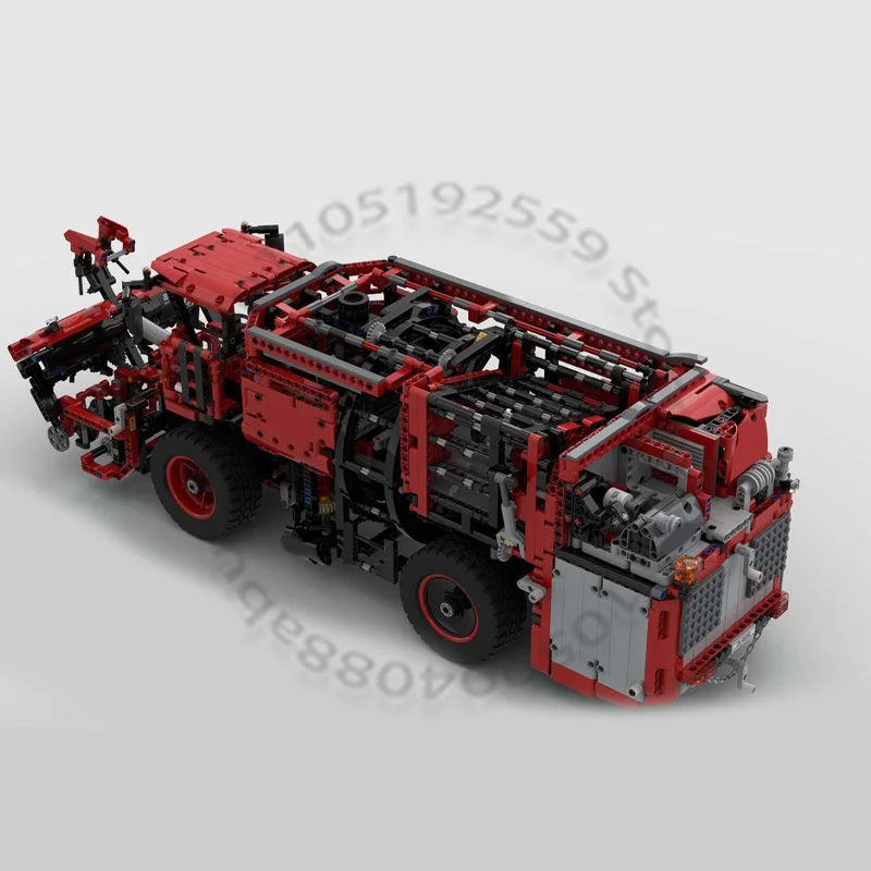 3747 أجزاء MOC تخصيص 42082 T4-30 السكر البنجر حصادة نموذج اللبنات الطوب الجمعية لتقوم بها بنفسك اللعب هدايا عيد الميلاد #3