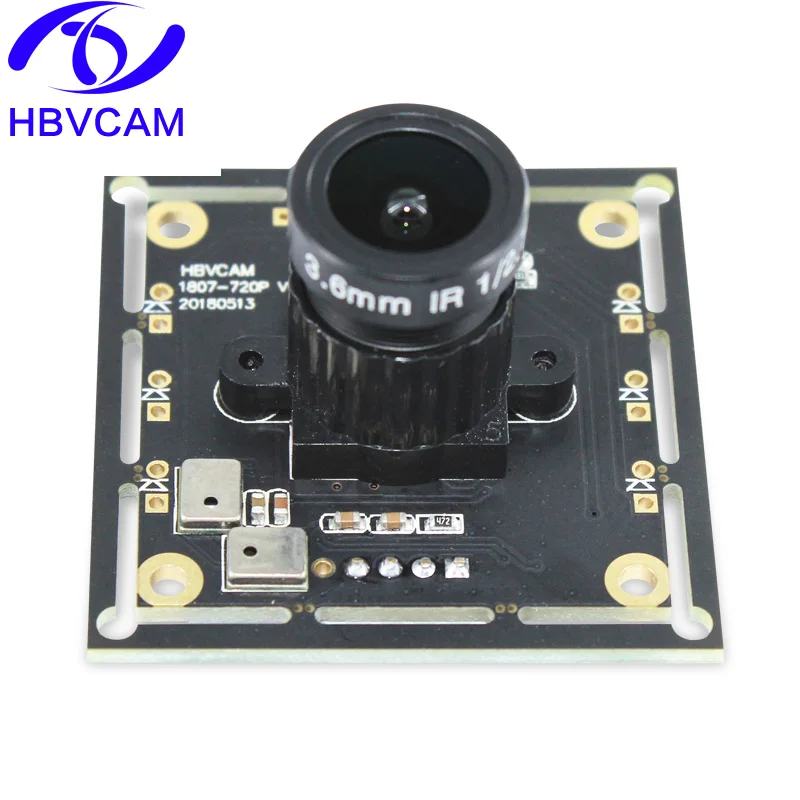 

HBVCAM 1MP CMOS датчик OV9732 модуль камеры 4PIN USB2.0 разрешение 640*480 30fps мегапиксель 720p HD