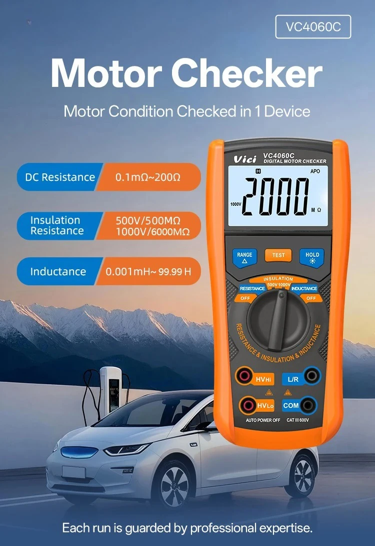 2026 Hot Sale VICI Motor Checker - Milliohm/Insulation/Inductance Tester with High Accuracy VC4060C