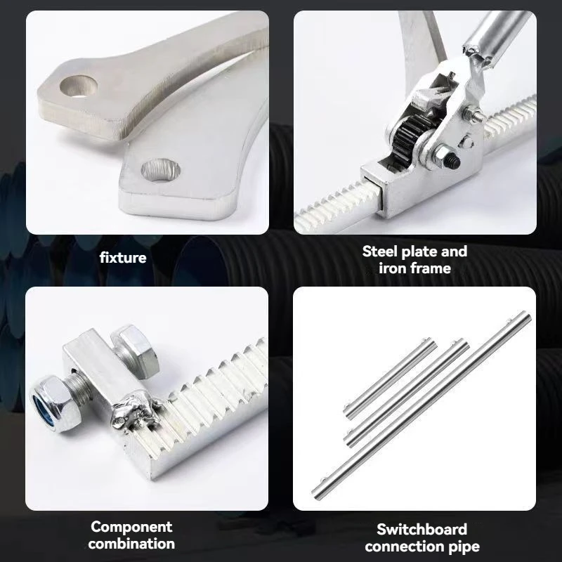 Manual Universal Docking Pipe Tensioner HDPE Double wall corrugated pipe Installation tools
