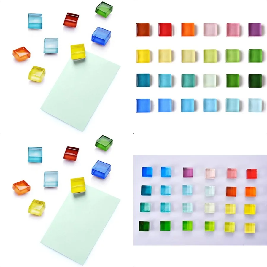 مغناطيس ثلاجة 24 لونًا، مغناطيس ثلاجة ملون مع تصميمات زخرفية لطيفة لزجاج خزانة المطبخ المكتبي