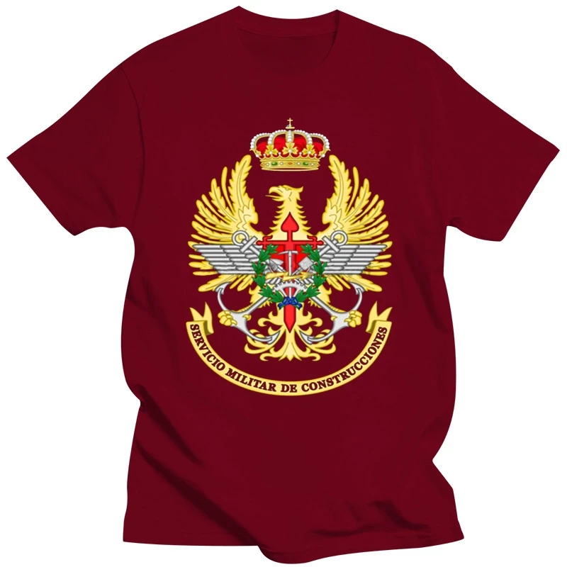 Emblem of the Spanish Armed Forces T Shirt Men Luxury Brand Tee shirts Short Sleeve Youth Guy Large and Tall Size Army T-shirt