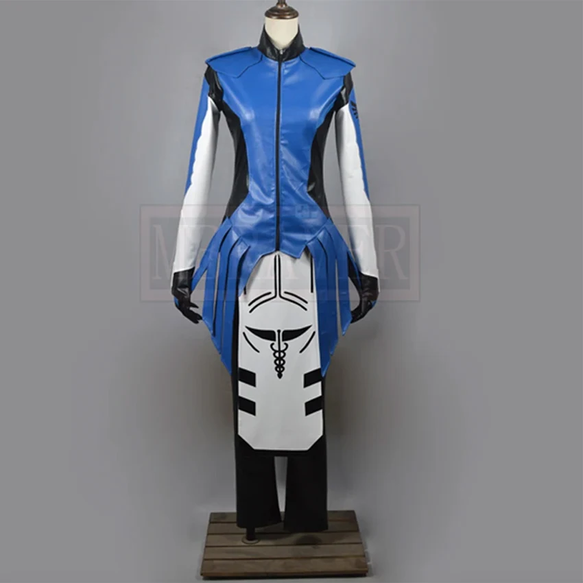 

Hot Game OW Cobalt Mercy Cosplay Costume Halloween Party Uniform Custom Made Any Size