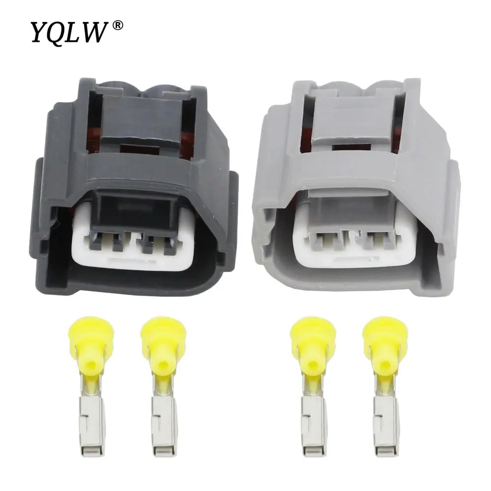 2 Pin Auto Fog Lamp Plug Connector, Car Waterproof Electrical Connector DJ7025E-2.2-21 and DJ7026E-2.2-21