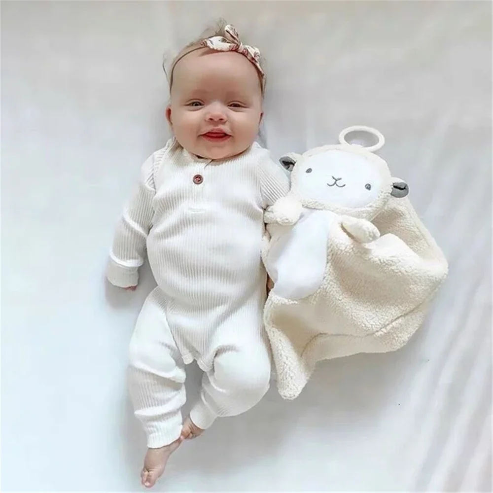 0-18m Newborn infant Baby Boys and Girls Romper Sleepwear Spring Autumn Clothes New Casual Knitted Long Sleeve Toddler Jumpsuit