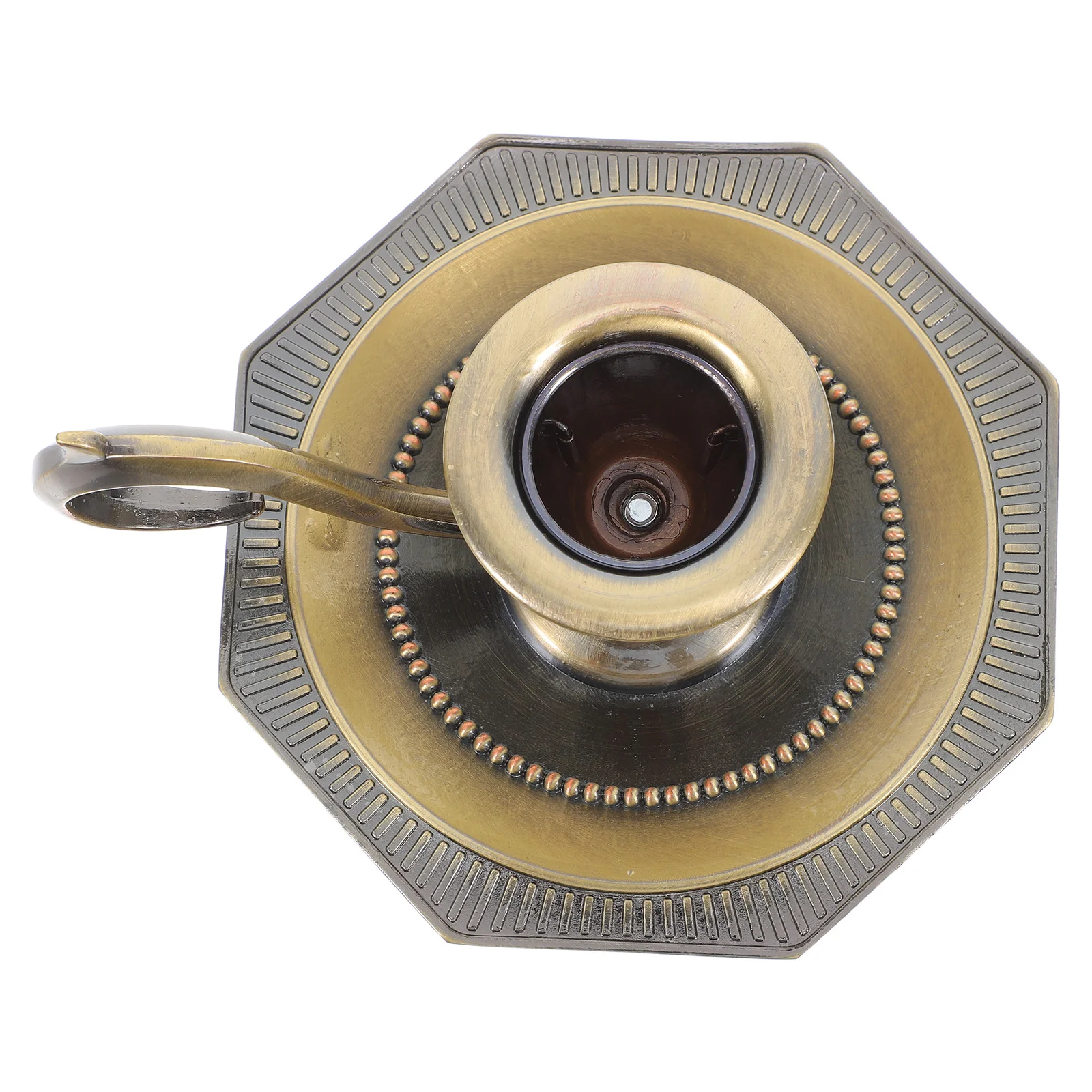 

Vintage European Metal Holder Zinc Alloy Romantic Dinner Table Candlestick Decorative Holder for Dinners